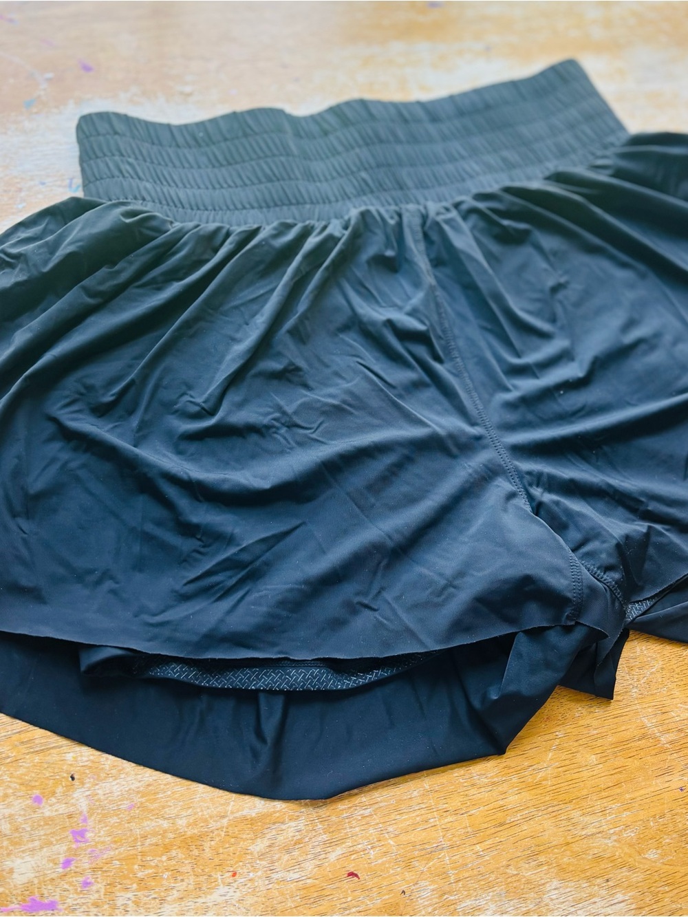 Old Navy Athletic Shorts/Skirt, Joy Lab flutter shorts, and black flutter shorts - Picture 2 of 13